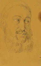Étude de portrait de Rodolphe de Habsbourg et le prêtre