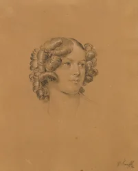 Étude de portrait pour "L