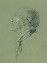 Étude de portrait pour "Le retour du soldat de la milice" (1817)