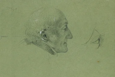 Étude de portrait pour "Le retour du soldat de la milice" (1820)