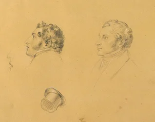 Étude pour "Entrée après la paix de Paris"