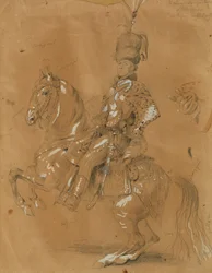 Theodor Aron de Bistra à cheval