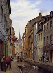 La Parochialstraße, 1831