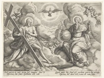 La Sainte Trinité dans les nuages