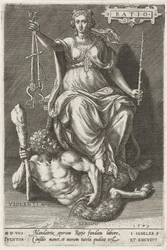 La Raison triomphe de la Violence (Les vertus triomphent des vices)