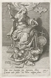 La Sagesse (Sapientia) triomphe de la Confusion Humaine (Caligo Humana)