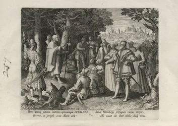 Sebaldus, planche n° 7 sur 25 de la série *Trophaeum Vitae Solitariae* (Ermites masculins)