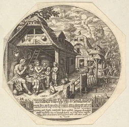 Enoch et sa famille autour d