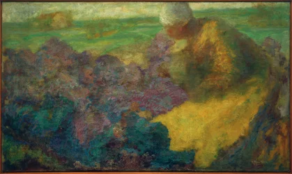 Femme dans le champ