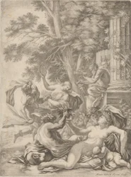 Une scène bacchanienne
