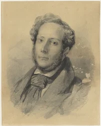 Autoportrait de Johann Wilhelm Kaiser (I)