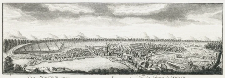 Vue des usines de Nevyansk, vers 1735