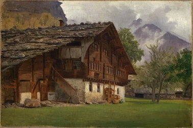 Ferme dans les Alpes