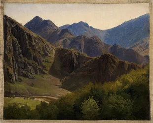 Chaînes de montagnes près d