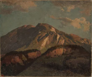Crête de montagne, probablement dans les Grisons