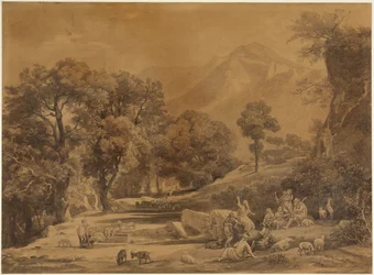 Le premier sermon dans la tribu de Seth devant des bergers dans les montagnes (Genèse 4, 26)