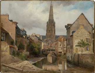 Harfleur près du Havre (vue de Saint Martin)