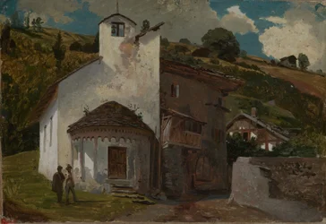 Chapelle dans un village alpin