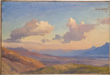 Paysage dans les monts Sabins