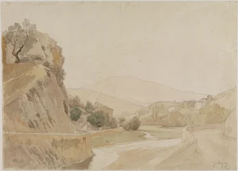 Paysage près de Vaison, dans le sud de la France