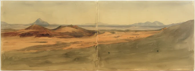 Paysage avec montagnes Sabines