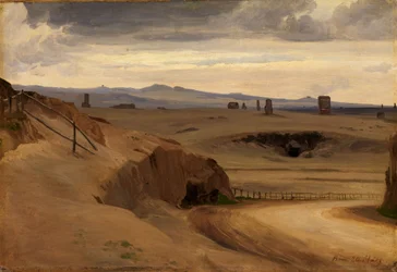 Vue de la campagne romaine