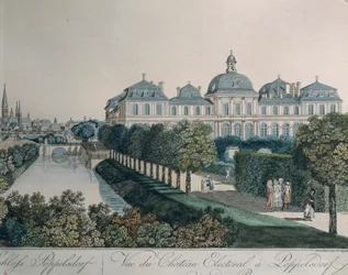 Le Palais des Princes Électeurs à Poppelsdorf, près de Bonn