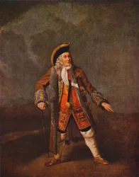 Garrick en tant que Lord Chalkstone, c1740 1948