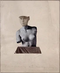 Pastiche avec représentation de l