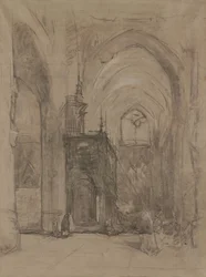 Vue sur le jubé de l