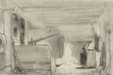 Femme dans la cuisine d