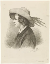 Portrait de Martinus Antonius Kuytenbrouwer de profil