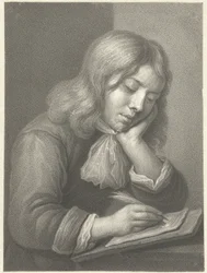 Garçon écrivant