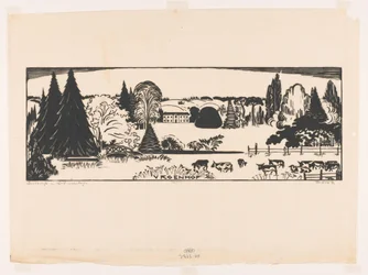 Paysage dans le sud du Limbourg