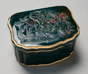 Boîte à tabac, peinte par Carl Gustav Klingstedt, vers 1750