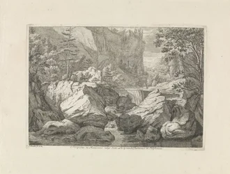 Vue sur une cascade