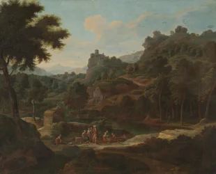 Paysage idéal de caractère italien