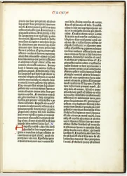 Feuillet de la Bible de Gutenberg