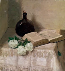 Nature morte avec un livre