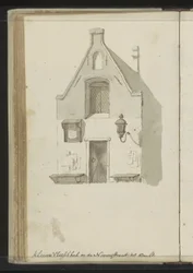 Façade de la Petite Halle aux Viandes sur la Lange Nieuwstraat à Utrecht
