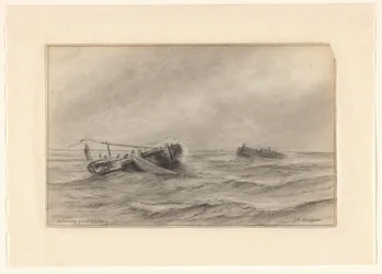 Bateaux de pêche en mer