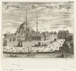 Vue de la Yeni Cami (La validee bastie par la sultanne mere du grandseg.)