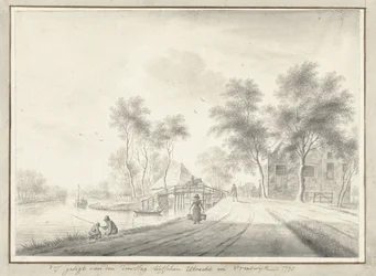 Vue du canal entre Utrecht et Vreeswijk