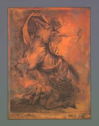 La mort en centaure avec arc et flèche