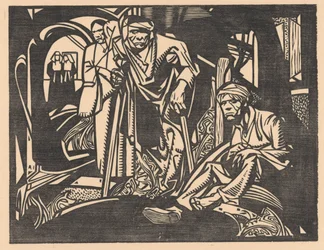 Blessés dans une église