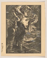 Macbeth et Banquo rencontrent les trois sorcières