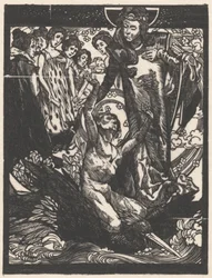 Figures féminines avec homme sur le dos d