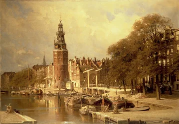 Vue du Marché Kalk, Amsterdam