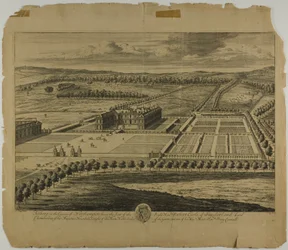 Althorp dans le comté de Northampton, planche 27 de Britannia Illustrata
