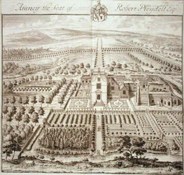 Amney, le siège de Robert Pleydell, Esq.